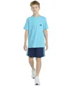 Adidas Originals Big Boys Short-sleeve T-shirt & Double-knit Shorts, 2 Piece Set