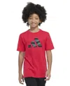 Adidas Originals Big Kid Boys Crew Neck Short Sleeve Regular Fit Graphic T-shirt