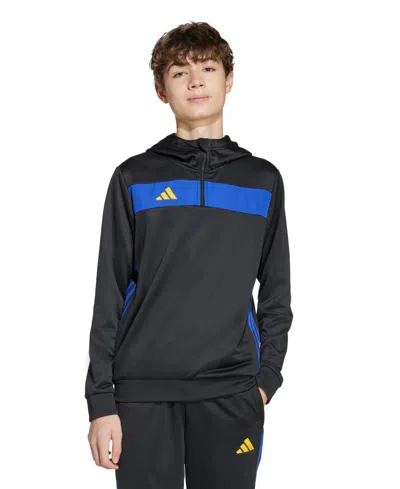 Adidas Originals Kids' Big Boys Tiro 25 Essentials Sweat Hoodie In Black