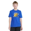 Adidas Originals Big Kid Boys Crew Neck Short Sleeve Regular Fit Graphic T-shirt In Blue