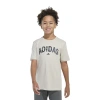 Adidas Originals Big Kid Boys Crew Neck Short Sleeve Regular Fit Graphic T-shirt In White