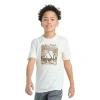 Adidas Originals Big Kid Boys Crew Neck Short Sleeve Regular Fit Graphic T-shirt In Multi