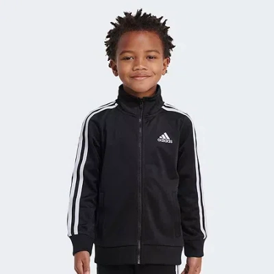 Adidas Originals Big Kid Boys Lightweight Track Jacket In Black