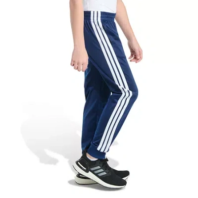 Adidas Originals Big Kid Boys Skinny Mid Rise Regular Fit Jogger Pant In Blue