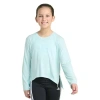 Adidas Originals Big Kid Girls Crew Neck Long Sleeve Regular Fit Graphic T-shirt In Multi