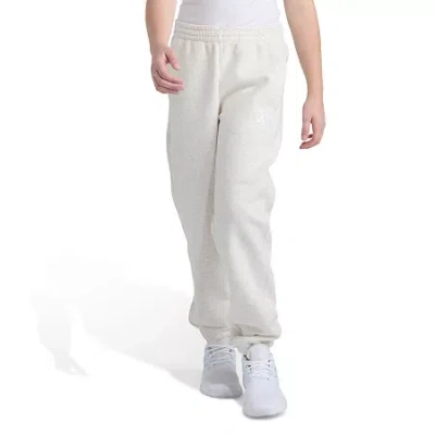 Adidas Originals Big Kid Girls Cuffed Mid Rise Loose Fit Fleece Jogger Pant In Black