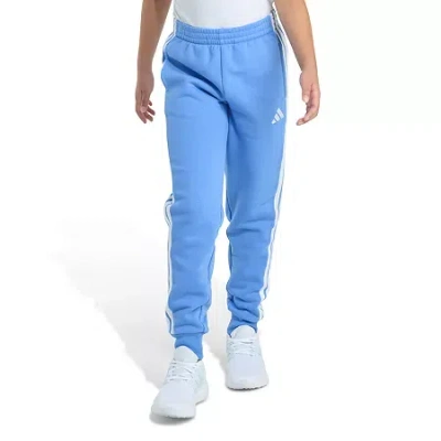 Adidas Originals Big Kid Girls Cuffed Mid Rise Regular Fit Fleece Jogger Pant In Animal Print