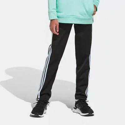 Adidas Originals Big Kid Girls Mid Rise Regular Fit Tapered Track Pant In Black