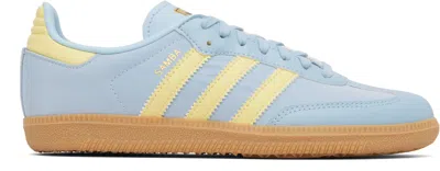 Adidas Originals Big Kids Blue Samba Og Sneakers