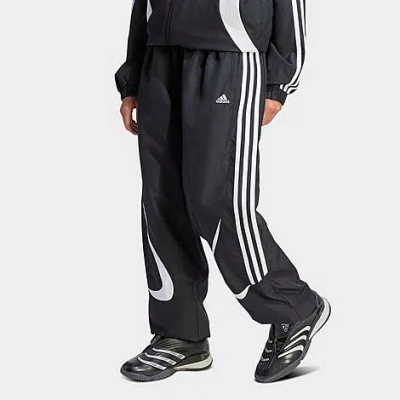 Adidas Originals Big Kids Originals Teamgeist Loose Track Pants In Black