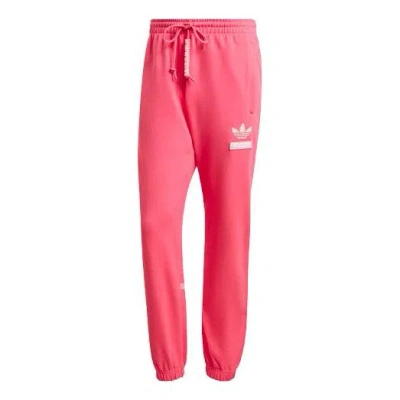 Adidas Originals Big Trfl Pants Lace-up Leggings For Men Pink