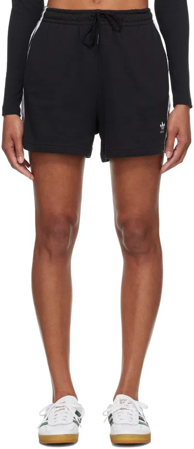 Adidas Originals Black 3-stripes Shorts