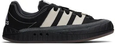 ADIDAS ORIGINALS BLACK & OFF-WHITE ADIMATIC SNEAKERS