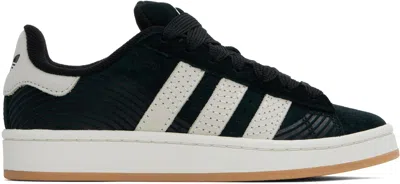 Adidas Originals Black & Off-white Campus 00s Sneakers In Core White / Core Bl