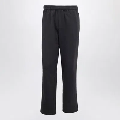 Adidas Originals Black Cotton Jogger Pants In Neutral