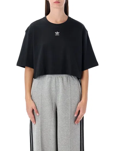Adidas Originals Black Essentials Cropped T-shirt