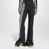 Adidas Originals Black Flared Trousers With Side Stripes In Black