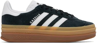 ADIDAS ORIGINALS BLACK GAZELLE BOLD SNEAKERS
