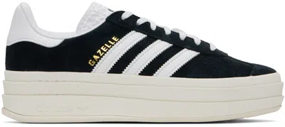 ADIDAS ORIGINALS BLACK GAZELLE BOLD SNEAKERS