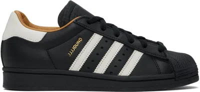 Adidas Originals X Jjjjound Superstar "made In Japan" Sneakers In Core Black/off White