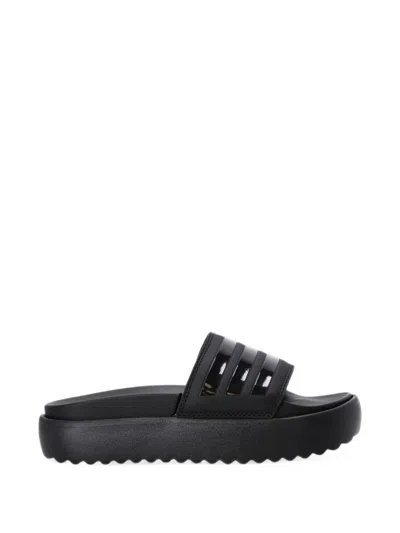 Adidas Originals Black Platform Slides