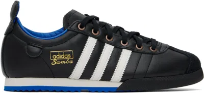 Adidas Originals Black Samba 62 Sneakers In Core Black / Cloud W