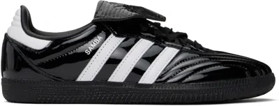 ADIDAS ORIGINALS BLACK SAMBA LONG TONGUE SNEAKERS