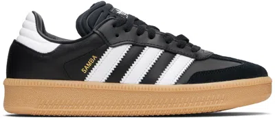 ADIDAS ORIGINALS BLACK SAMBA XLG SNEAKERS