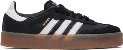 ADIDAS ORIGINALS BLACK SAMBAE SNEAKERS