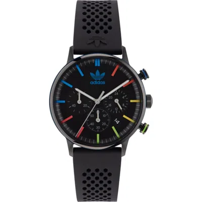 Adidas Originals Black Silicone Watch