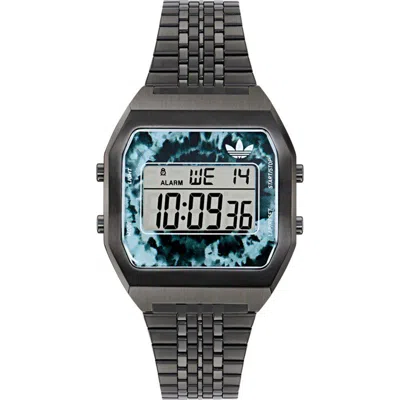 Adidas Originals Black Stainless Steel Digital Watch