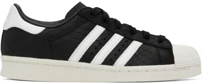 Adidas Originals Black Superstar 82 Sneakers In Core Black/core Whit