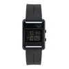 Adidas Originals Black Synthetic Digital Watch In Black