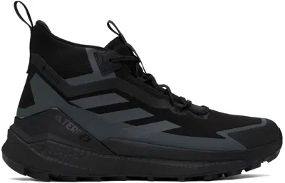 Adidas Originals Black Terrex Free Hiker 2.0 Sneakers In Core Black / Grey Si