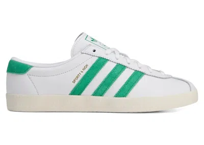 Pre-owned Adidas Originals Blanc Sporty & Rich White (women's) Sneakers In Footwear White/off White/court Green