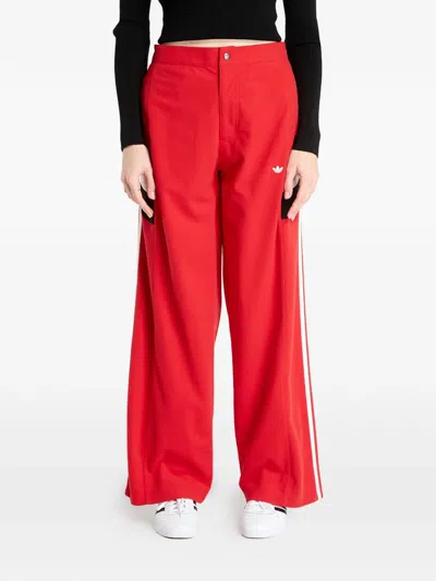 Adidas Originals Blocking Track Pants In Red
