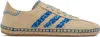 ADIDAS ORIGINALS BLUE & KHAKI CLOT EDITION GAZELLE SNEAKERS