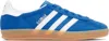 Adidas Originals Striped Suede Low Top Sneakers In Blue