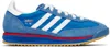 Adidas Originals Sl 72 Rs Sneakers In Blue Suede And Fabric In Blue