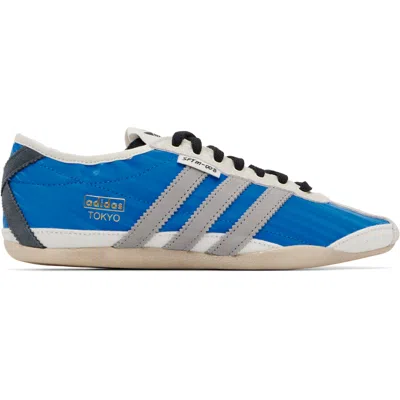 Adidas Originals Blue Song For The Mute Edition Tokyo Sneakers In Animal Print