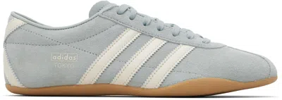 Adidas Originals Blue Tokyo Sneakers In Gray