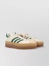 Adidas Originals Womens Adidas Gazelle Bold Brand-stripe Suede Low-top Trainers In Neutral
