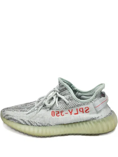 Pre-owned Adidas Originals Boost 350 Slip-on Sneakers In Gray