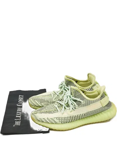 Pre-owned Adidas Originals Boost 350 Sneakers In Green