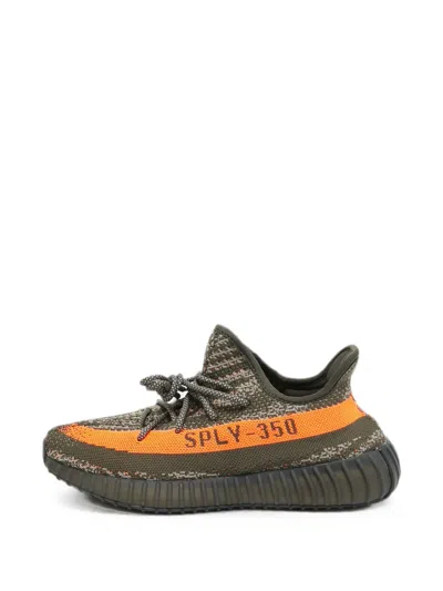 Pre-owned Adidas Originals Boost 350 V2 Carbon Beluga Sneakers In Gray