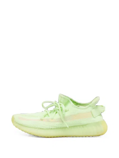 Pre-owned Adidas Originals Boost 350 V2 Glow Sneakers In Green