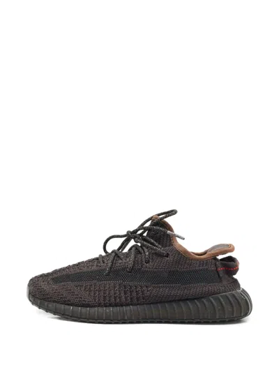 Pre-owned Adidas Originals Boost 350 V2 Knit Sneakers In Brown