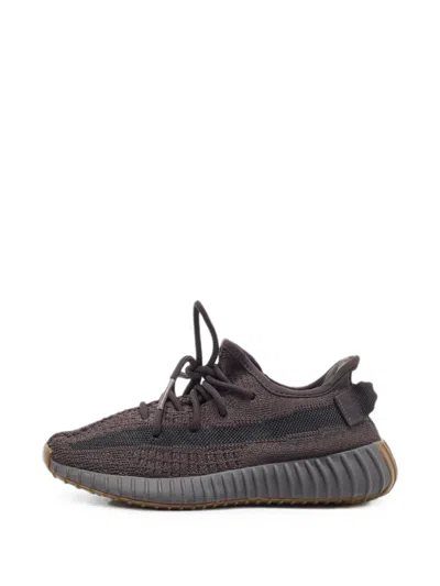 Pre-owned Adidas Originals Boost 350 V2 Knit Sneakers In Brown