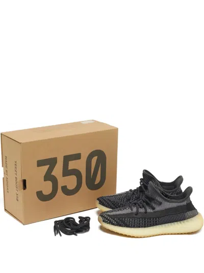 Pre-owned Adidas Originals Boost 350 V2 Knit Sneakers In Gray