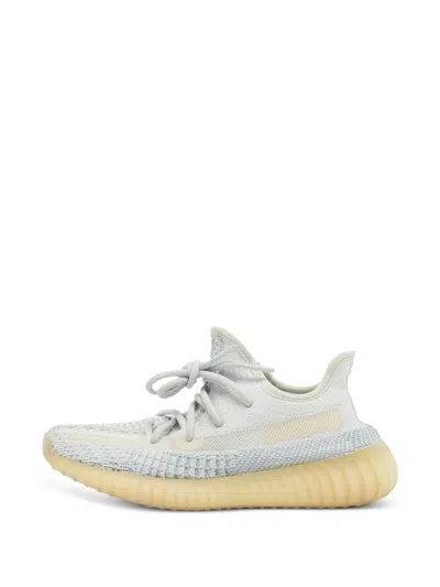 Pre-owned Adidas Originals Boost 350 V2 Lace-up Sneakers In Blue